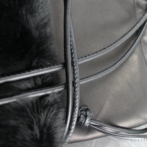 NEW Alexander Wang Ryan Rabbit Fur Bag - Picture 12 of 14
